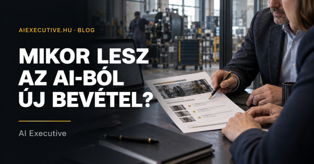 Mikor lesz az AI-ból új bevétel?