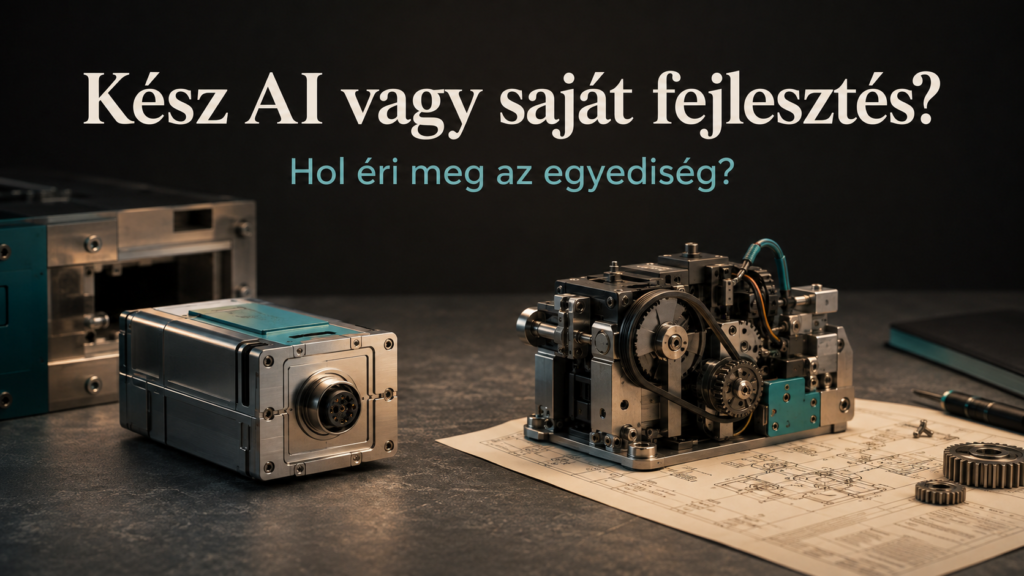 Kész AI-megoldás vagy saját fejlesztés? Hol éri meg az egyediség?
